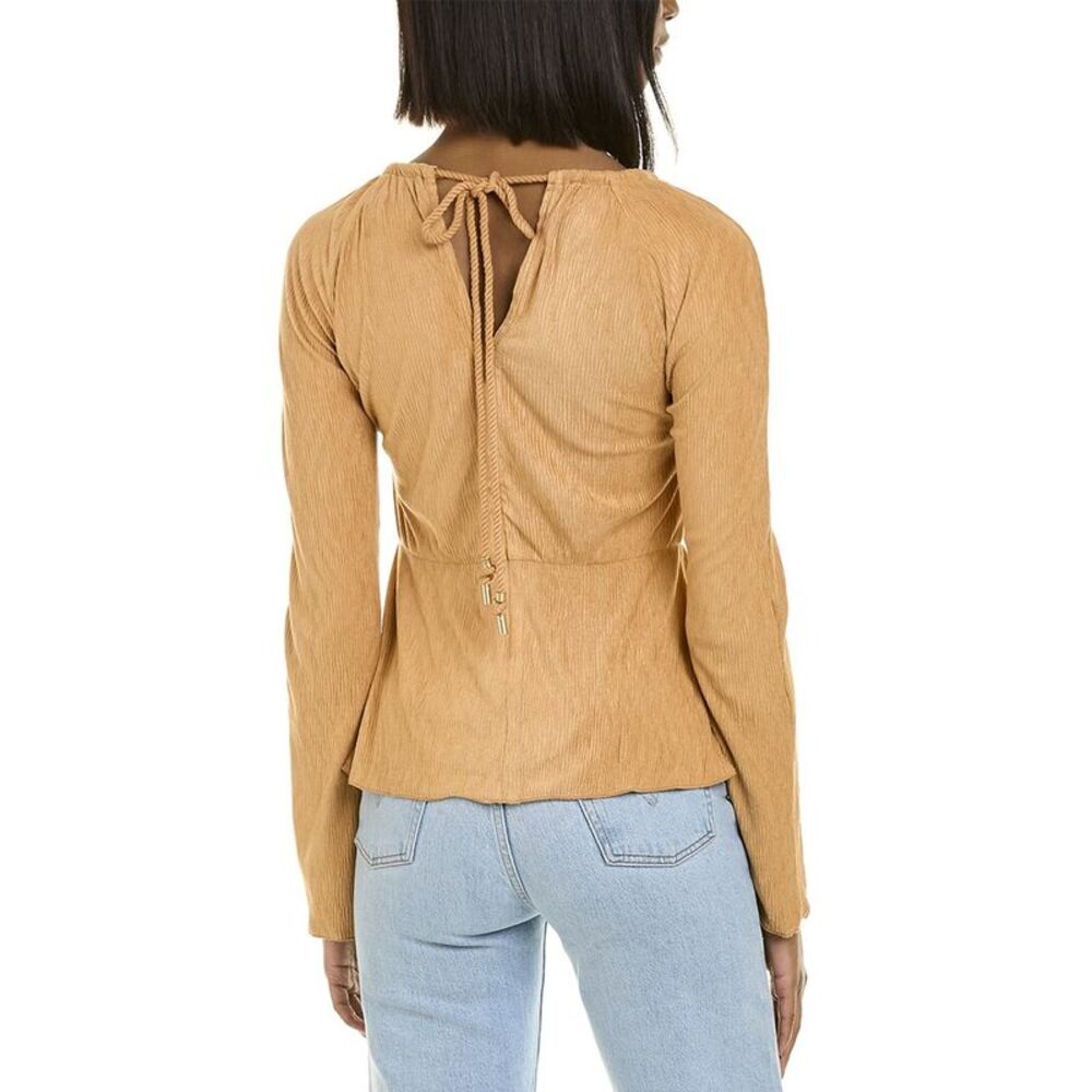 Simkhai Womens  Alanna Top, Brown - Picture 2 of 3